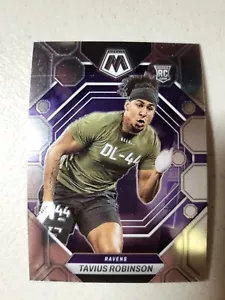 Tavius Robinson 2023 Panini Mosaic #365 Rookie Baltimore Ravens NM Free Shipping - Picture 1 of 2