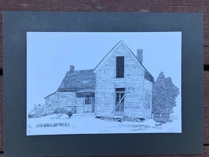 Vintage Utah Pioneer House #1 by Brent Bird 39/100 14x10 FREE SHIPPING - Picture 1 of 2
