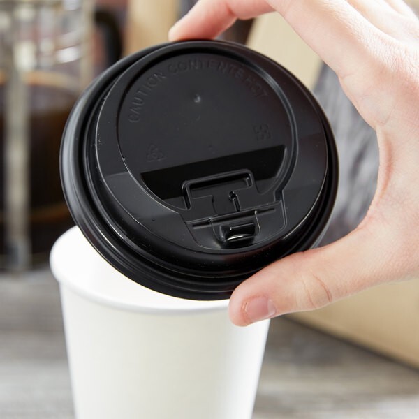 Disposable 12 Oz Paper Coffee Cups with Lids, Stirrers & Sleeves by Avant  Grub