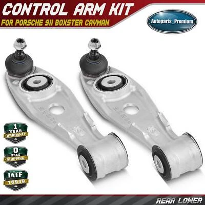 Conjunto de brazo de control inferior trasero y rótula de 2 piezas para Porsche 911 Boxster Cayman Foto 1 de 4