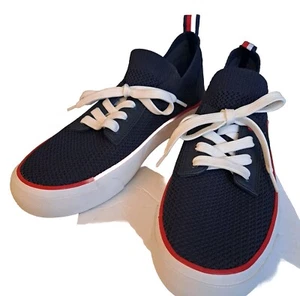 Tommy Hilfiger Women's Size 9 New Sneakers Athletic Shoes Dk Blue/White - Picture 1 of 9