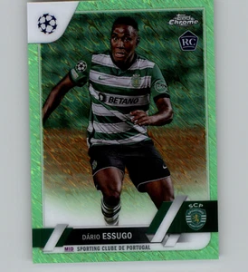 Dario Essugo - 2022-23 Topps Chrome UEFA Club Comps Neon Green Shimmer /399 RC - Picture 1 of 2