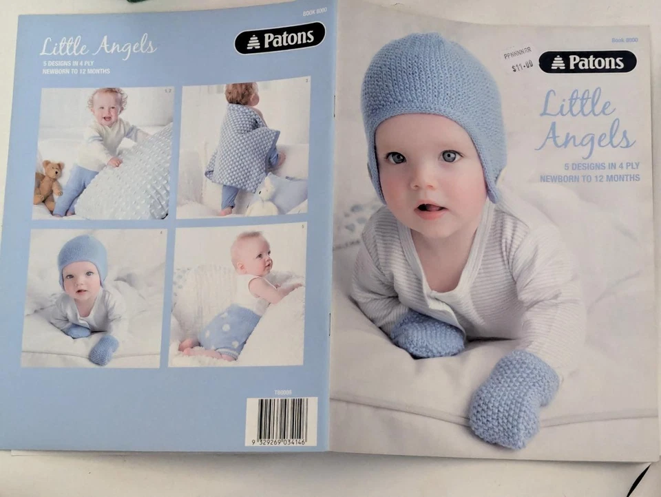 Paton Knitting Patterns Book 8000 Little Angels 5 Designs in 4 Ply - Image 1 of 1