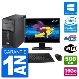 PC tour Fujitsu P510 Bildschirm 22 " Intel G2020 RAM 16Go Disc 500Go Windows 10 - Bild 1 von 8