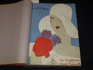 1928 JULY-DECEMBER FEMINA FRENCH WOMAN'S MAGAZINE BOUND VOLUME - KD 4675D - Imagen 1 de 17
