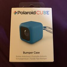 Polaroid Bumper Pendant Case (Blue) for the Polaroid CUBE, CUBE+ HD Cameras