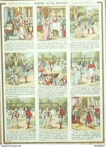 Chromo Au Bon Marche Riquet a la Houppe (Perrault) 1900 - Bild 1 von 2