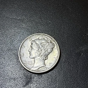 1942 P Merkur Groschen Stempelglanz 90% Silber vz / bu schöne Münze - Bild 1 von 4