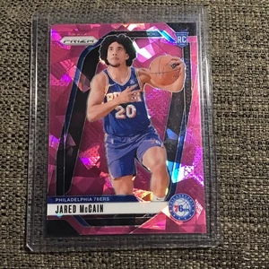 2024-25 Panini Prizm Pink Ice Prizm RC Jared McCain - Picture 1 of 2