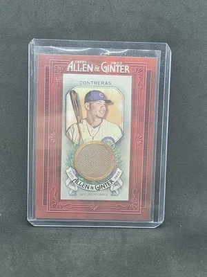 2022 Topps Allen & Ginter -Mini Framed Relic Willson Contreras #MFR-WC (MEM) L11 - Image 1 of 2