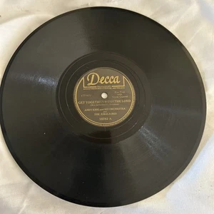 Andy Kirk & The Jubalaires, 78 rpm, V, Get Together With The Lord, Decca 18782 - Imagen 1 de 4