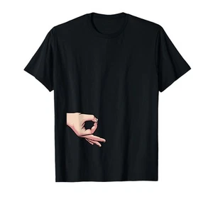 Haha Made You Look Funny Finger Circle Game T-Shirt - Picture 1 of 2