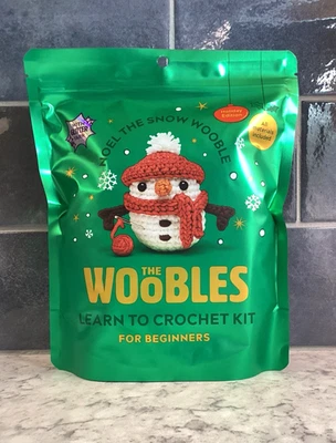THE WOOBLES  NOEL THE SNOW WOOBLE   Learn to Crochet Kit For Beginners  NEW - image 1 of 2