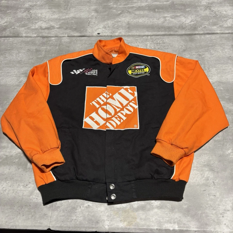 Chaqueta Chase Authentics Nascar para niño grande naranja negra Tony Stewart Home Depot* Foto 1 de 4