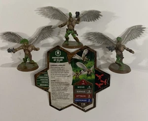 Protectors of Ullar Heroscape Blackmoon's Siege 14,15,16/24 Figuren & Karte - Bild 1 von 2