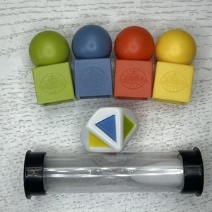 Cranium Board Game Replacement Pieces Parts 4 Tokens 10 Sided Die 1 Minute Timer - Picture 1 of 7