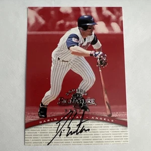 DARIN ERSTAD 1997 DONRUSS SIGNATURE SERIES Autographed Card ANAHEIM ANGELS - Picture 1 of 2