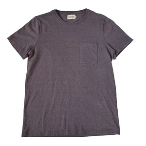 Taylor Stitch Mens M 40 Eggplant Purple Heavy Bag Pocket Tee Shirt Short Sleeve - Picture 1 of 6