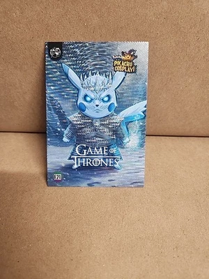 Game Of Thrones (Pikachu) #E21 - Silver Holo Box Hit - Pikachu Cosplay - Pokemon - Image 1 of 3