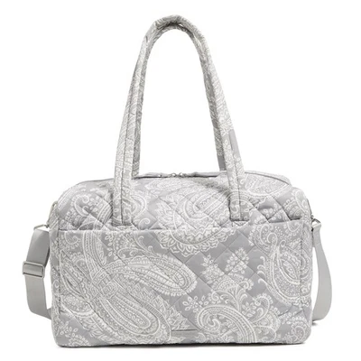 Bolso de Lona Vera Bradley Mujer Performance Sarga Mediano de Viaje, Gris Nube Pa... Foto 1 de 4