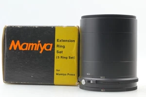 [Fast neuwertig Box] Mamiya Verlängerung 5 Ring Rohr Set für Universal Presse aus Japan - Bild 1 von 8