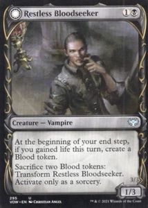 RESTLESS BLOODSEEKER 295 SHOWCASE INNISTRAD CRIMSON VOW MTG NM (yourdeckbuilder) - Picture 1 of 2