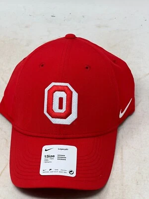 Chapéu vermelho Ohio State Buckeyes Nike Legacy91 Starpback - Imagem 1 de 3