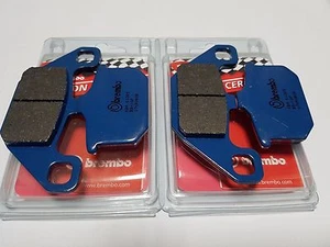 4 PASTIGLIE FRENO ANTERIORI BREMBO BLU CARBON 07KA0808 KAWASAKI GPZ 600 R 1988 - Foto 1 di 1