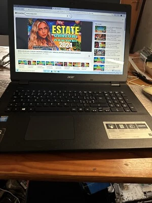 Acer Aspire E17 ES1-711-C9NI 17 Intel Celeron N2840 2,16GHz, 500 HDD, 4GB RAM - Immagine 1 di 4