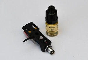 Mattschwarz Headshell, Stylus und V2 Öl für Reloop RP-6000 mk6, RP-7000, RP-8000 - Bild 1 von 7