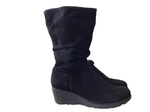 Dansko Winterstiefel schwarz Wildleder wasserdicht Größe 39 Keilabsatz - Bild 1 von 5