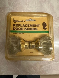 Vintage NOS 1984 Belwith Replacement Glass Door Knob No. 1140 - Picture 1 of 3