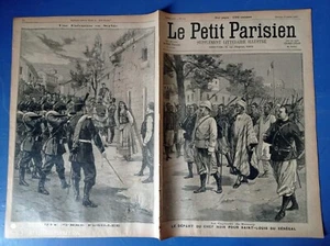 Le petit parisien journal 1899 519 Captivité de Samory une éxécution en Serbie - Picture 1 of 3