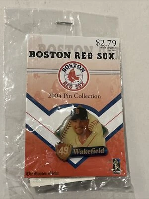 MLB Boston Red Sox 2004 pins collection (The Boston Globe) TIM WAKEFIELD - Image 1 of 4