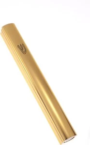 Metall Mezuzah in versilbert mit Segen bedeckt Design - Bild 1 von 1