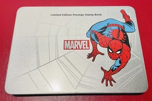2019 Marvel Heros Prestige Stamp Book Royal Mail UK GB LIMITED EDITION Complete! - Picture 1 of 10