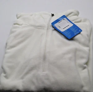 Columbia Women's Glacial IV Half Zip Fleece Jacket Sea Salt Large - NEW - Picture 1 of 3