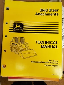 John Deere Attachments Tech Manual for Skid Steers - Picture 1 of 3