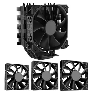 Darkrock PX4 CPU Chłodnica powietrza do AM5 AM4 & LGA 1700 1200 + 3SZT 120mm PC Case Fan - Zdjęcie 1 z 12