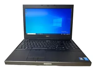 Dell Laptop Precision M4800 15.6" Radeon R9 M200X i7-4930MX 16GB RAM 256GB SSD - Picture 1 of 22