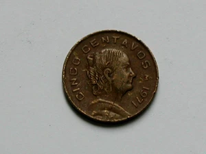Mexico 1971 5 CENTAVOS Coin - Bild 1 von 2