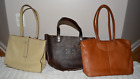 VTG Leather LOT 3 Very large Tote Computer Bags, Portland, Hamilton Hodge