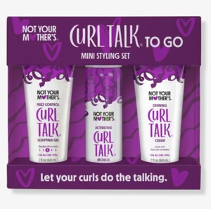 Not Your Mothers Curl Talk 3 Piece Mini Styling Set with Mousse Cream & Gel - Picture 1 of 2
