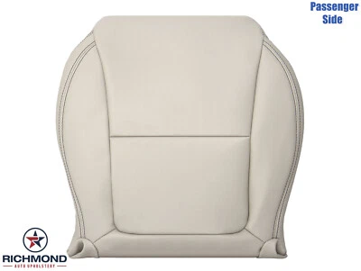 Benz SLK 2012-2016 - Cubierta de asiento de cuero de repuesto inferior del lado del pasajero tostado Foto 1 de 4