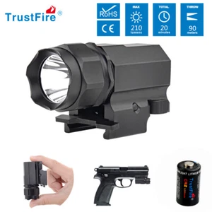 TrustFire LED Pistole Waffenlicht Taschenlampe kompatibel Mit Glock Picatinny TE - Bild 1 von 12