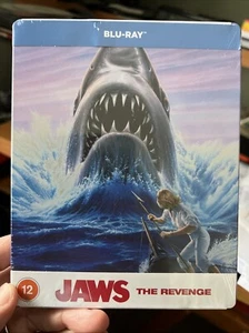 Jaws the Revenge (1987) UK Reg Free Blu-ray Steelbook NEW & SEALED Michael Caine - Picture 1 of 2
