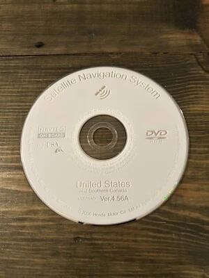2006 2007 HONDA RIDGLINE ACCORD PILOT ACURA MDX NAVIGATION DVD VER 4.56A OEM - Image 1 of 2
