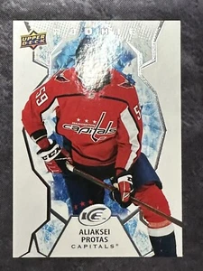 2021-22 Upper Deck Ice Rookies 133 Aliaksei Protas Washington Capitals - Picture 1 of 2
