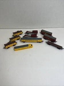 Lot of 9 Lone Star N Gauge Caboose Box Flat Car & Passenger Car - Picture 1 of 13