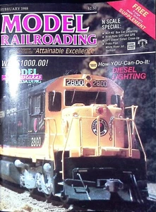 Model Railroading Magazine February 1988 N Scale Special, Diesel Lighting - Picture 1 of 2